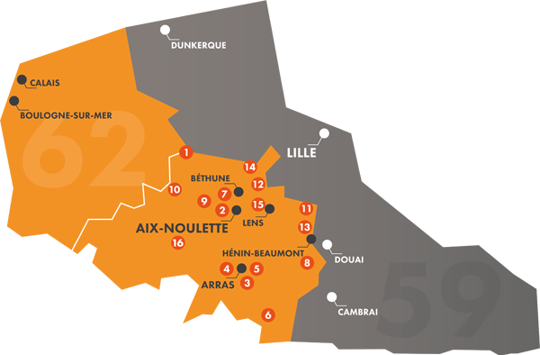 carte secteur